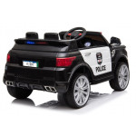 Elektrické autíčko - policajné SUV - nelakované - čierne